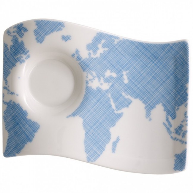 Блюдце для вечеринок маленькое 17 х 13 см NewWave Caffe Cities of the World Villeroy & Boch