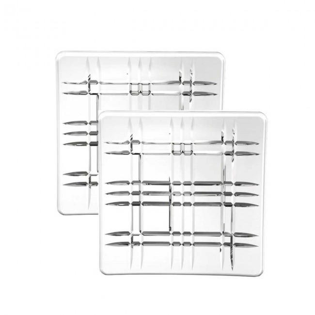 Nachtmann Square Platte quadratisch Glas Set 2-tlg.