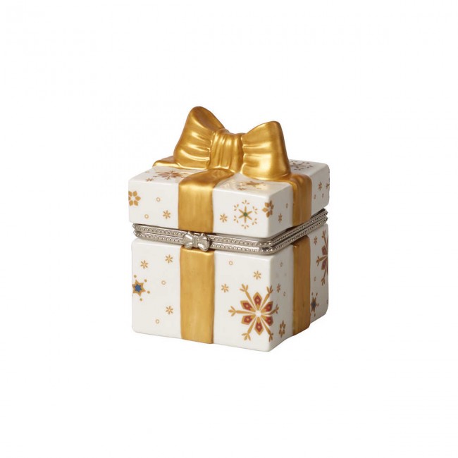 Villeroy & Boch Christmas Toys Geschenkpaket eckig - Treat Dose 7x6x9 cm