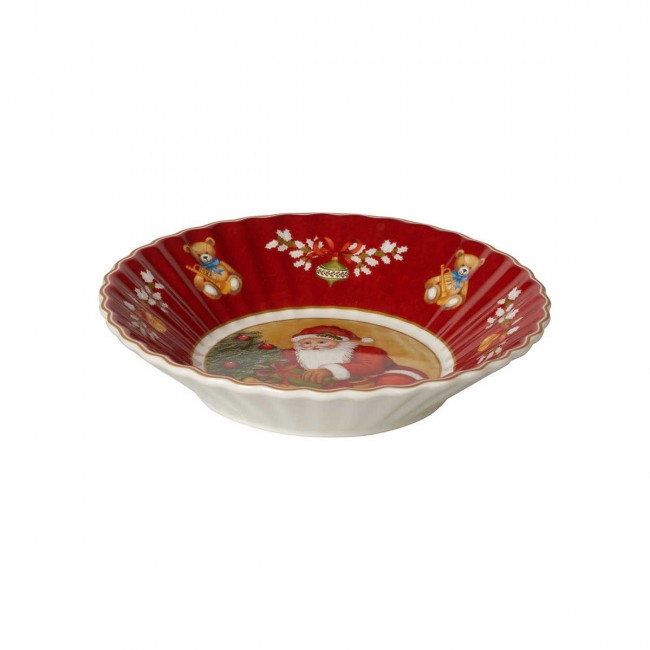 Villeroy & Boch Toy's Fantasy Schale klein - Santa bringt Geschenke 16x16x3 cm