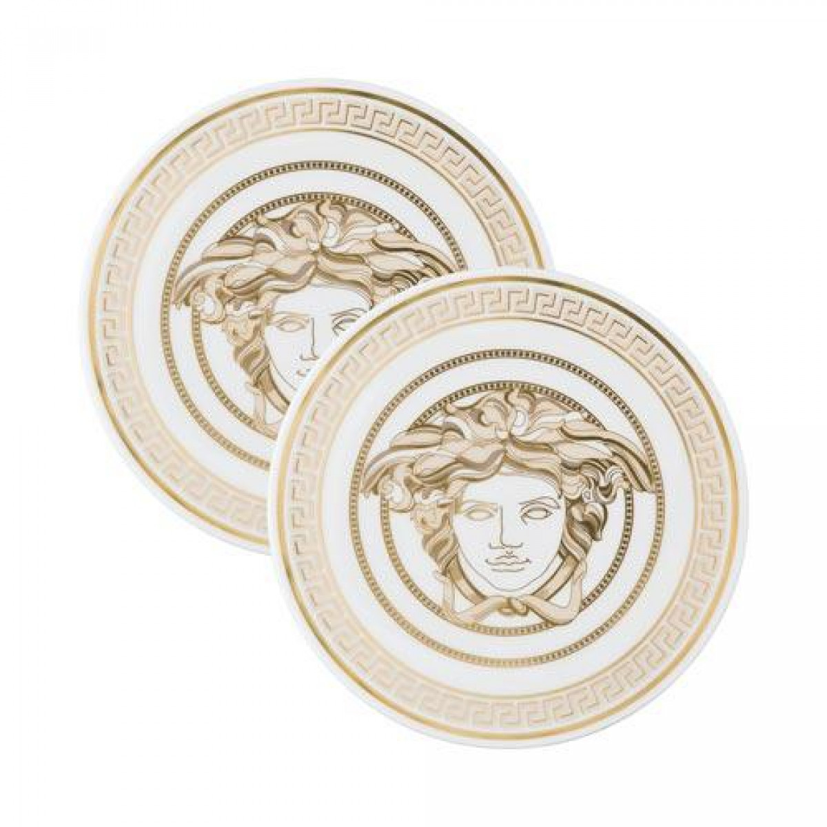 Rosenthal Versace,'Medusa Gala Geschenke' Коврик/ подставка,из 2 предм.,диаметр: 9.5 cm