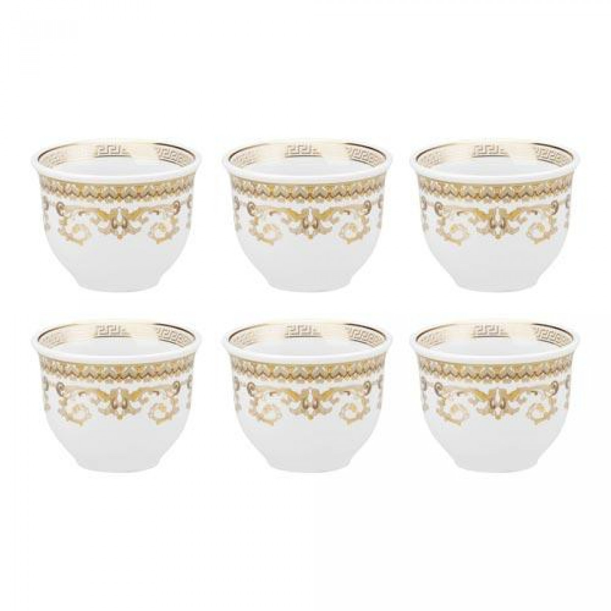 Rosenthal Versace,'Medusa Gala' Набор чашек без ручки,из 6 предм.,0.08 л