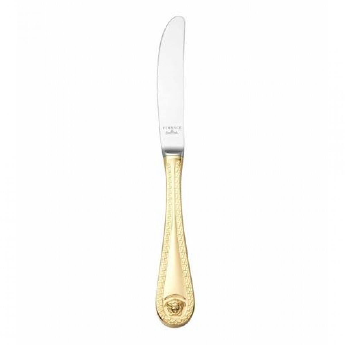 Rosenthal Versace,'Medusa Besteck 14 gramm vergoldet - Feingold 999' Нож столовый,22.5 см