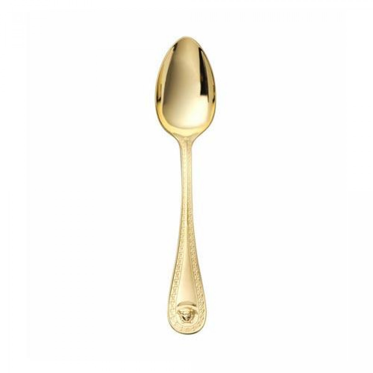 Rosenthal Versace,'Medusa Besteck 14 gramm vergoldet - Feingold 999' Ложка десертная,18 см