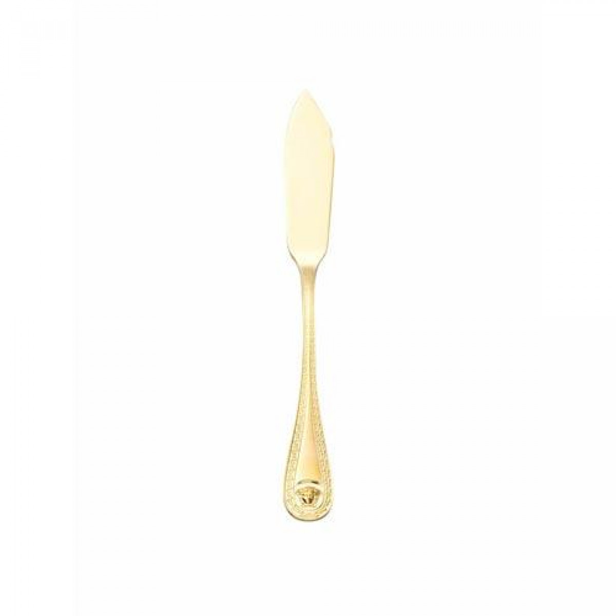 Rosenthal Versace,'Medusa Besteck 14 gramm vergoldet - Feingold 999' Нож рыбный,21 см