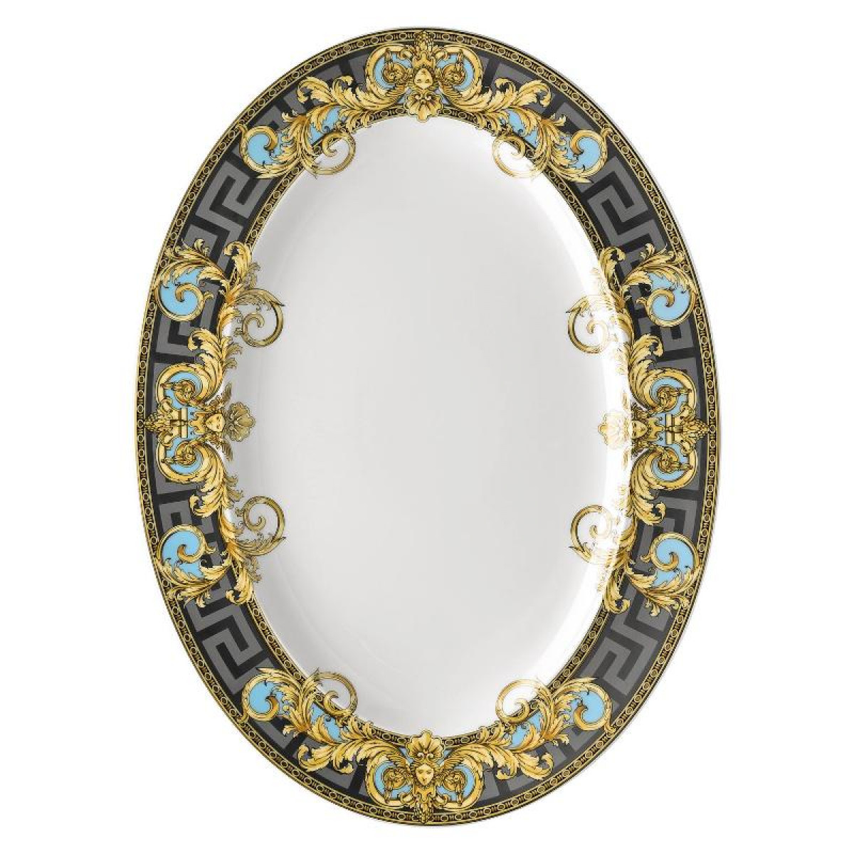 Rosenthal Versace,'Prestige Gala Le Bleu' Блюдо,40,5 x 30 см