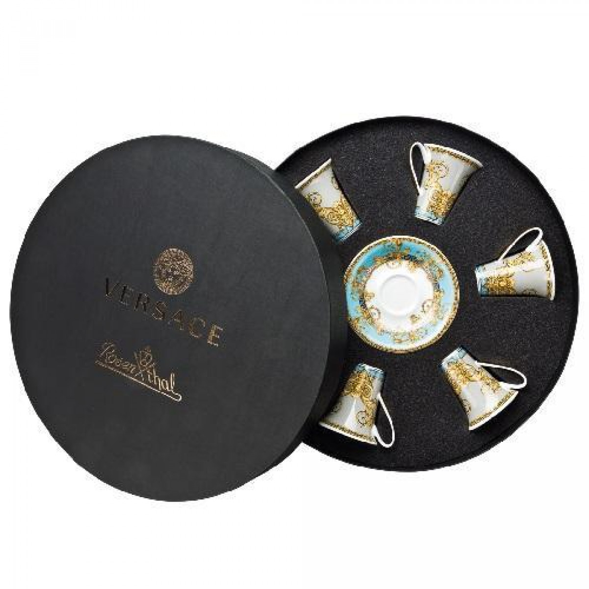 Rosenthal Versace,'Prestige Gala Le Bleu' Чашка для кофе Espresso-/Mokka 0.09 л,набор,2 предм.