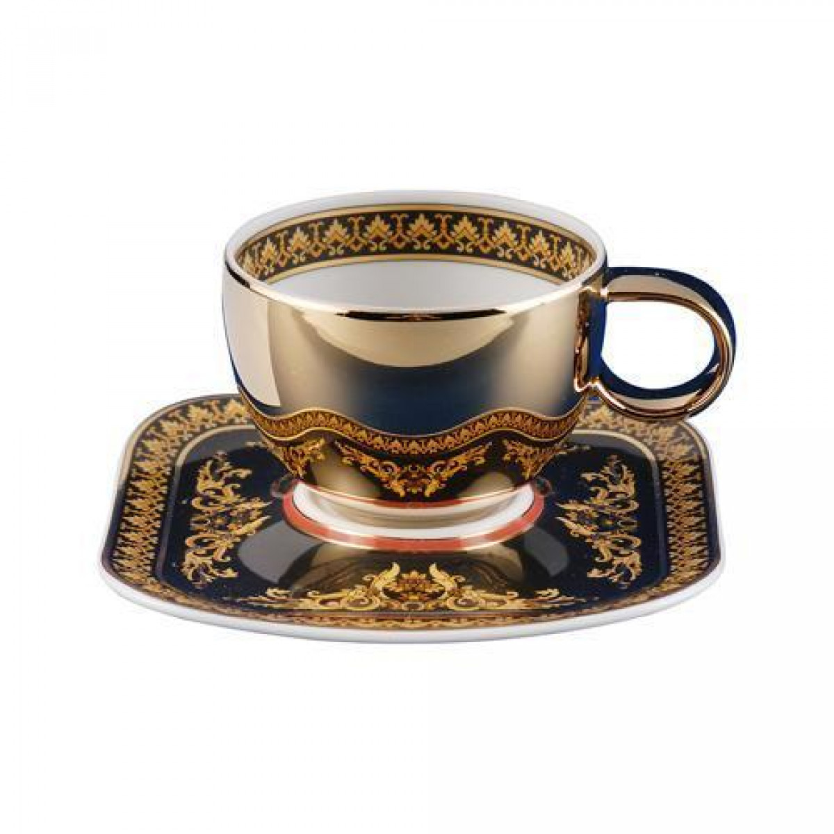 Rosenthal Versace 'Ikarus Medusa' Чашка для эспрессо с блюдцем,0.09 л