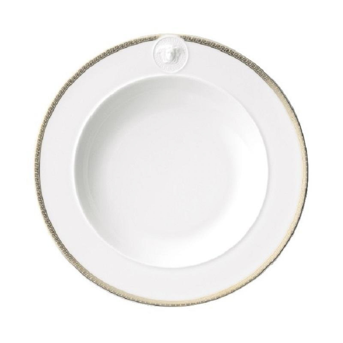 Rosenthal Versace 'Ikarus Médaillon Méandre d´Or' Суповая тарелка 22 см