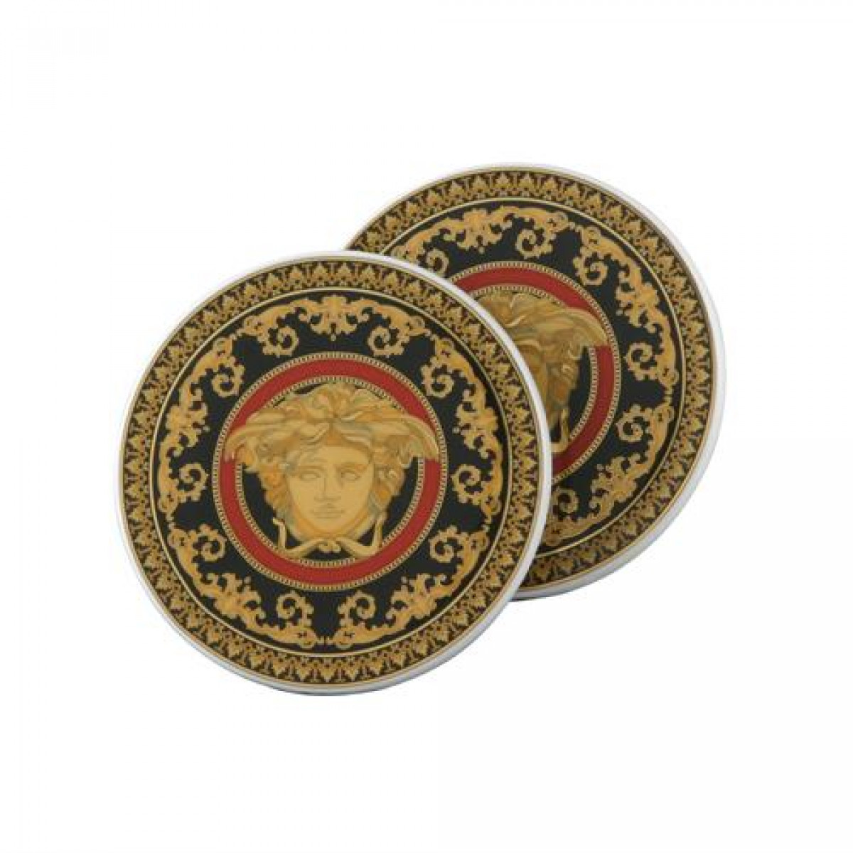 Rosenthal Versace 'Ikarus Medusa' Подставка фарфоровая 2 шт.