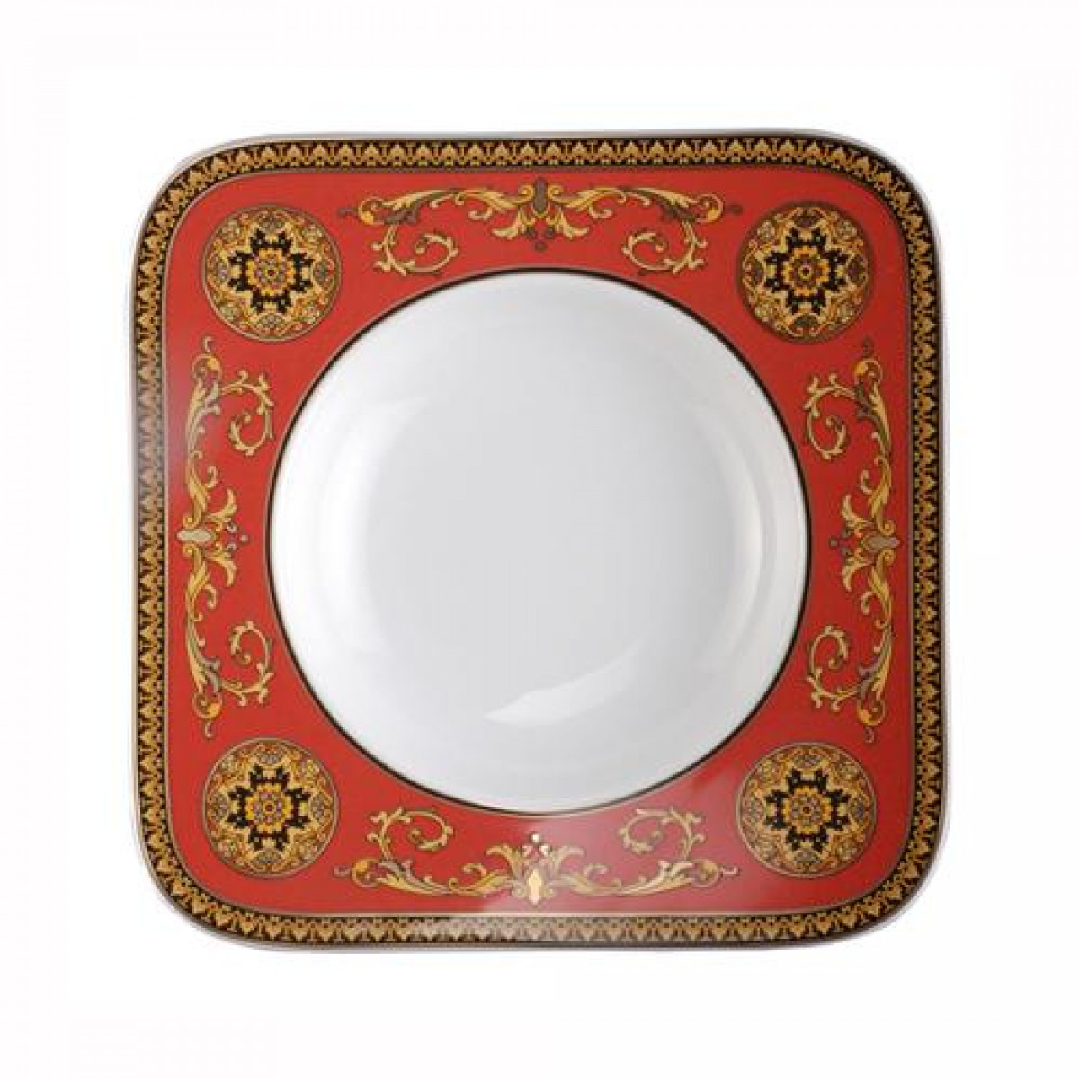 Rosenthal Versace 'Ikarus Medusa' Тарелка для супа прямоугольная 23 см