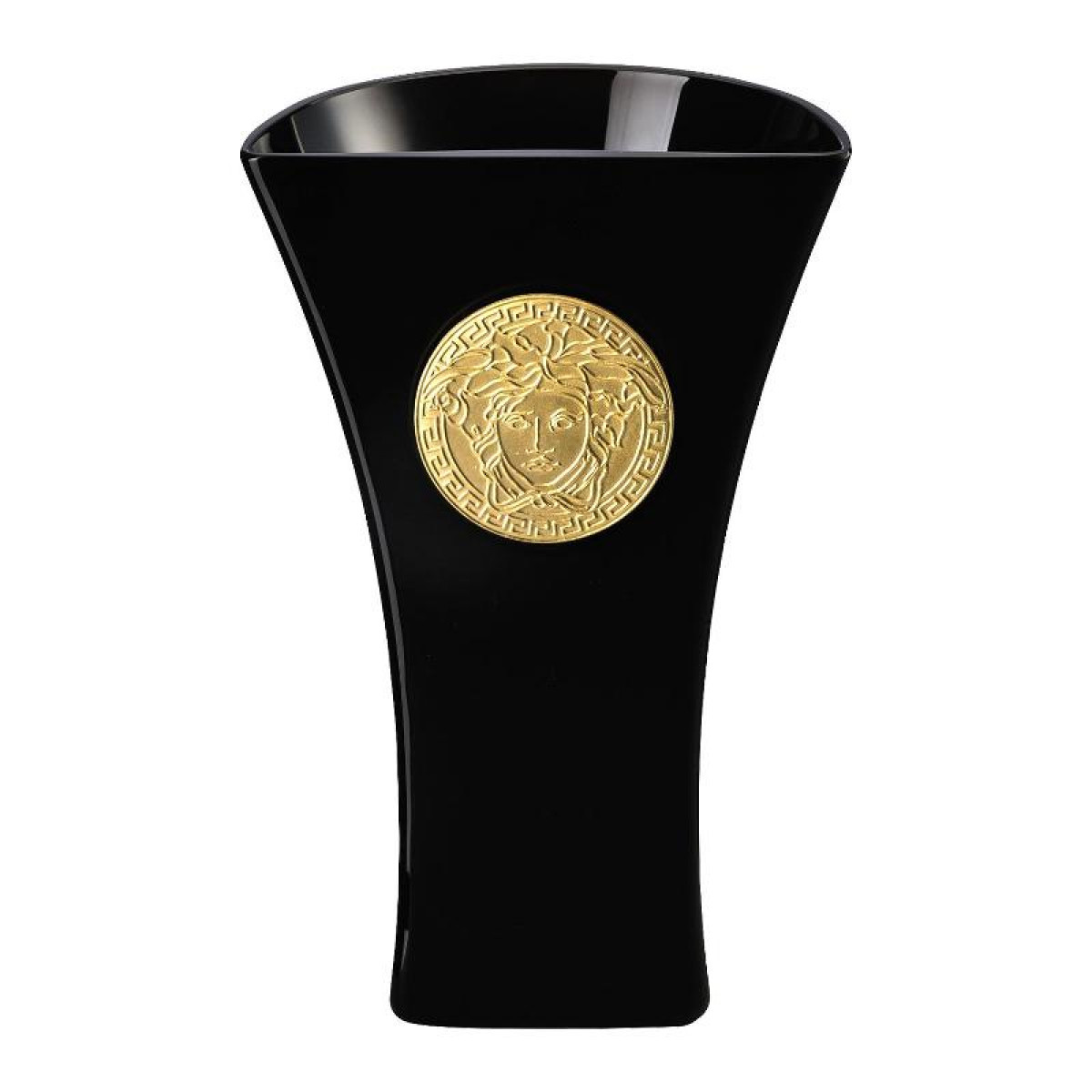 Rosenthal Versace,'Medusa Madness' Ваза стеклянная,цвет: черный 28 см