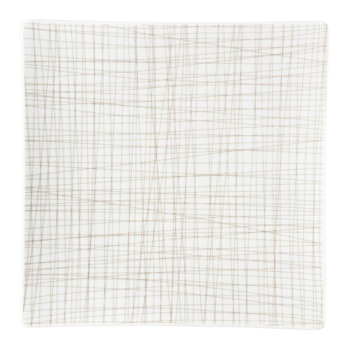 Rosenthal Selection,'Mesh Line Walnut' Тарелка квадратная плоская 27 см