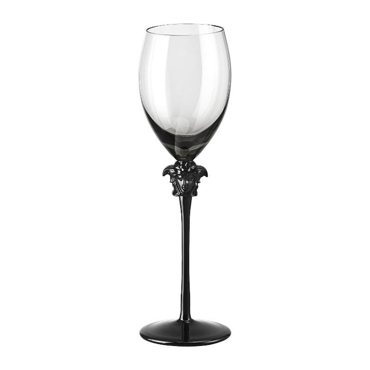Rosenthal Versace,'Medusa Lumiere Haze' Бокал для белого вина,серый,стеклянный,333 мл/ 26.3 см