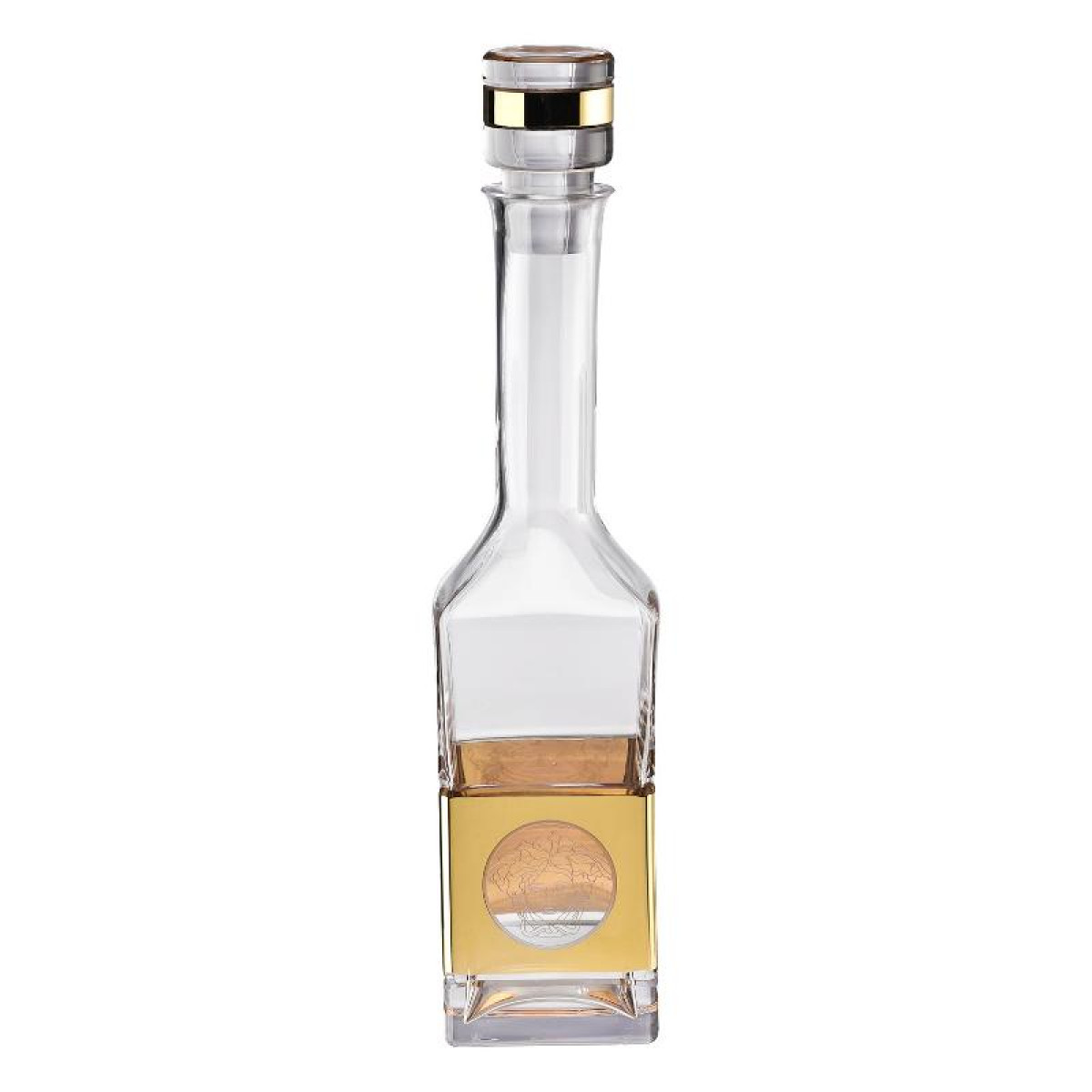 Rosenthal Versace,'Medusa Madness Oro - Bar' Декантер для водки,стеклянный,0.70 л/ 30 см