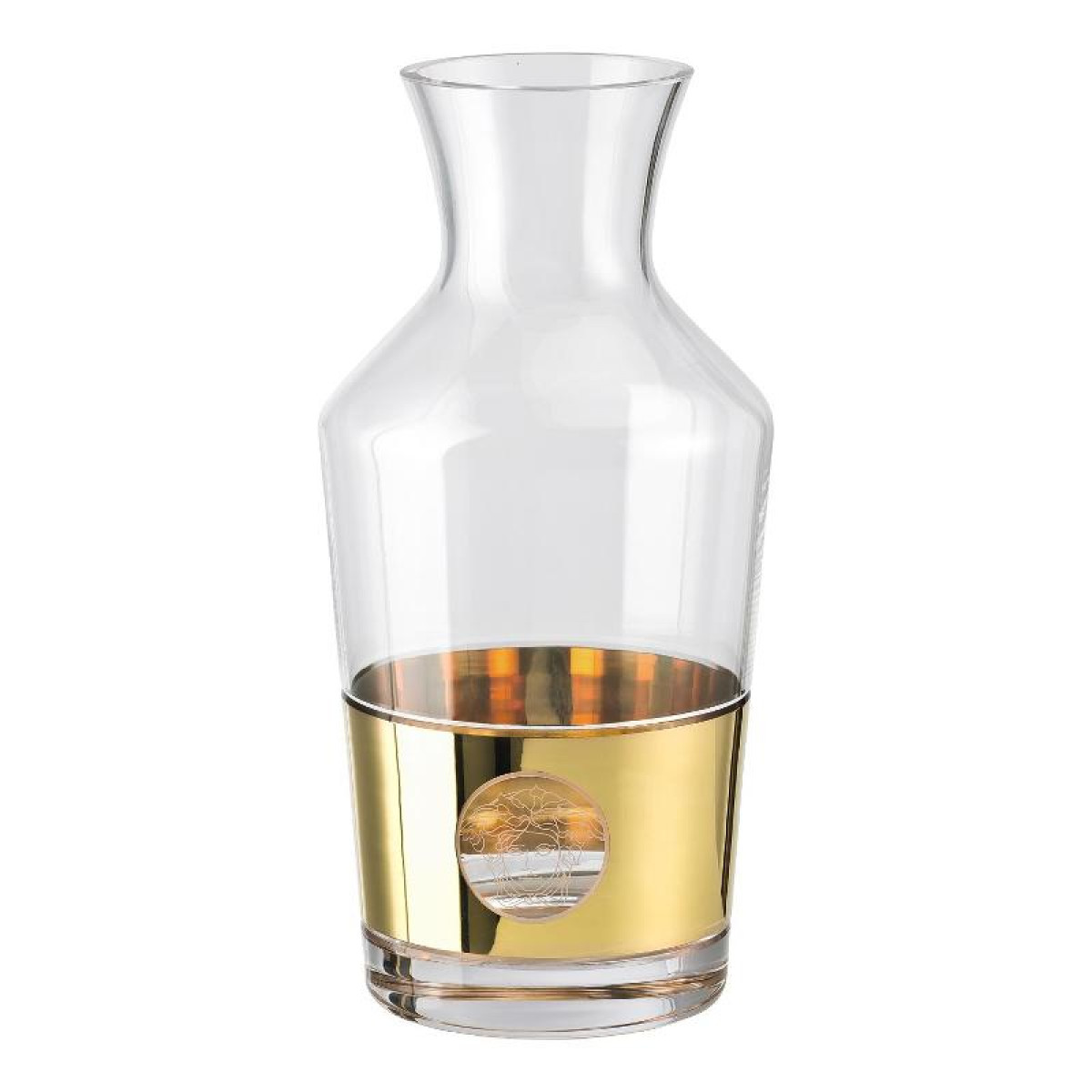 Rosenthal Versace,'Medusa Madness Oro - Bar' Ваза стеклянная,2.20 л/ 28 см