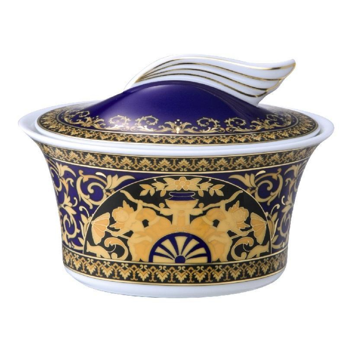 Rosenthal Versace 'Medusa blue' Сахарница 0,21 л