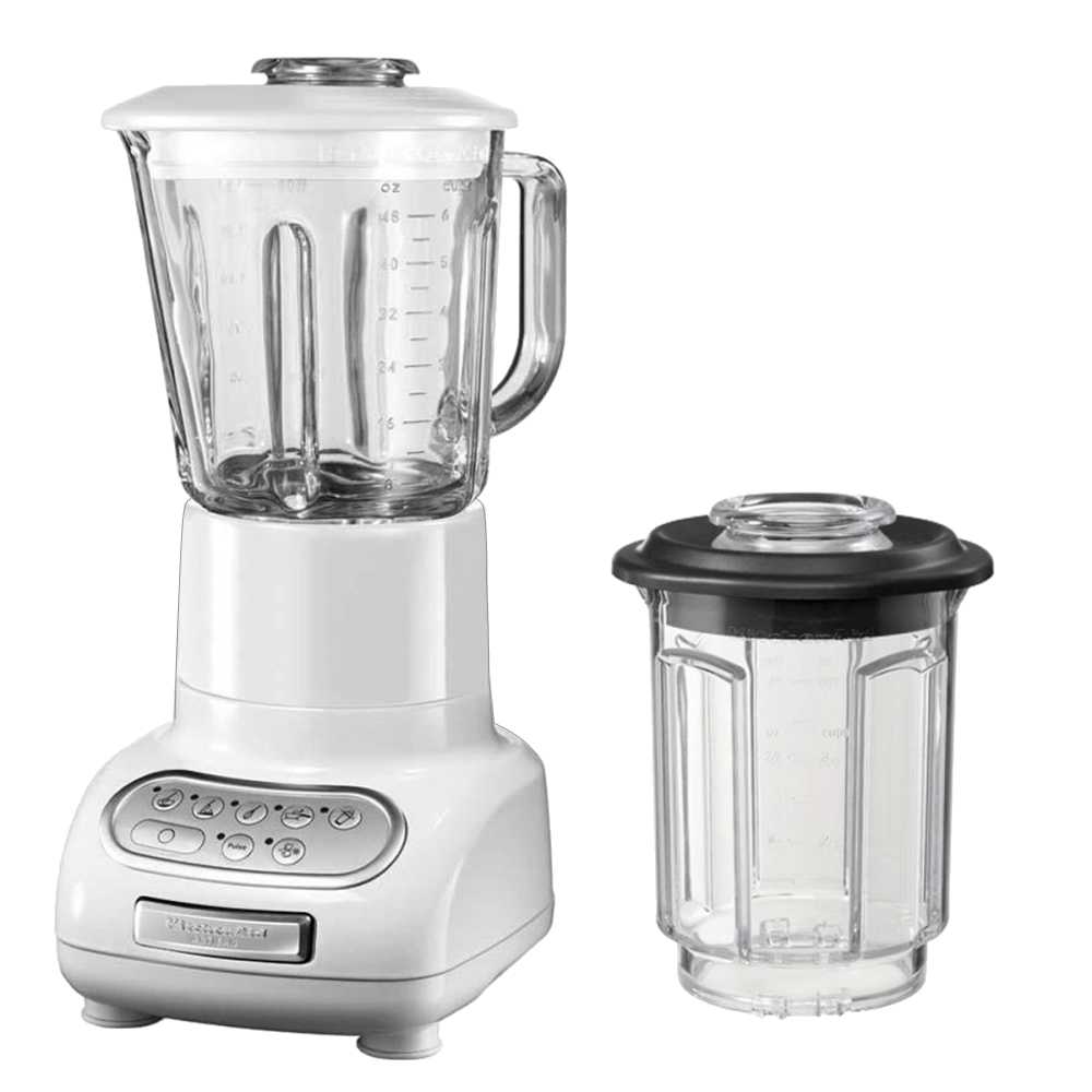 Блендер стационарный KitchenAid Artisan, объем чаши 1,5 л, белый (5KSB5553EWH)