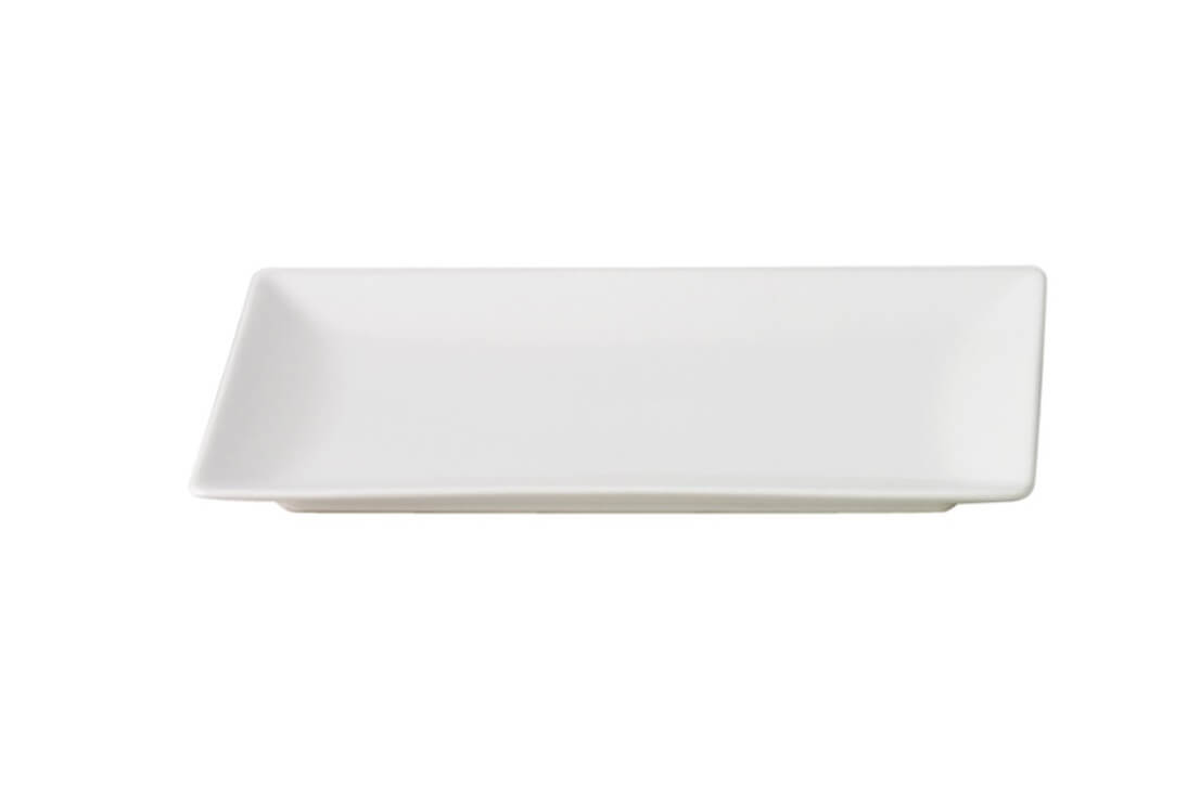 Блюдо керамическое Aida Quadro Stoneware, 30х20 см, белое (40114)