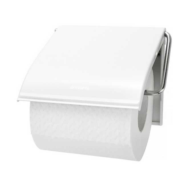 Держатель для туалетной бумаги Brabantia, 13,3х1,7х12,3 см, белый (414565)