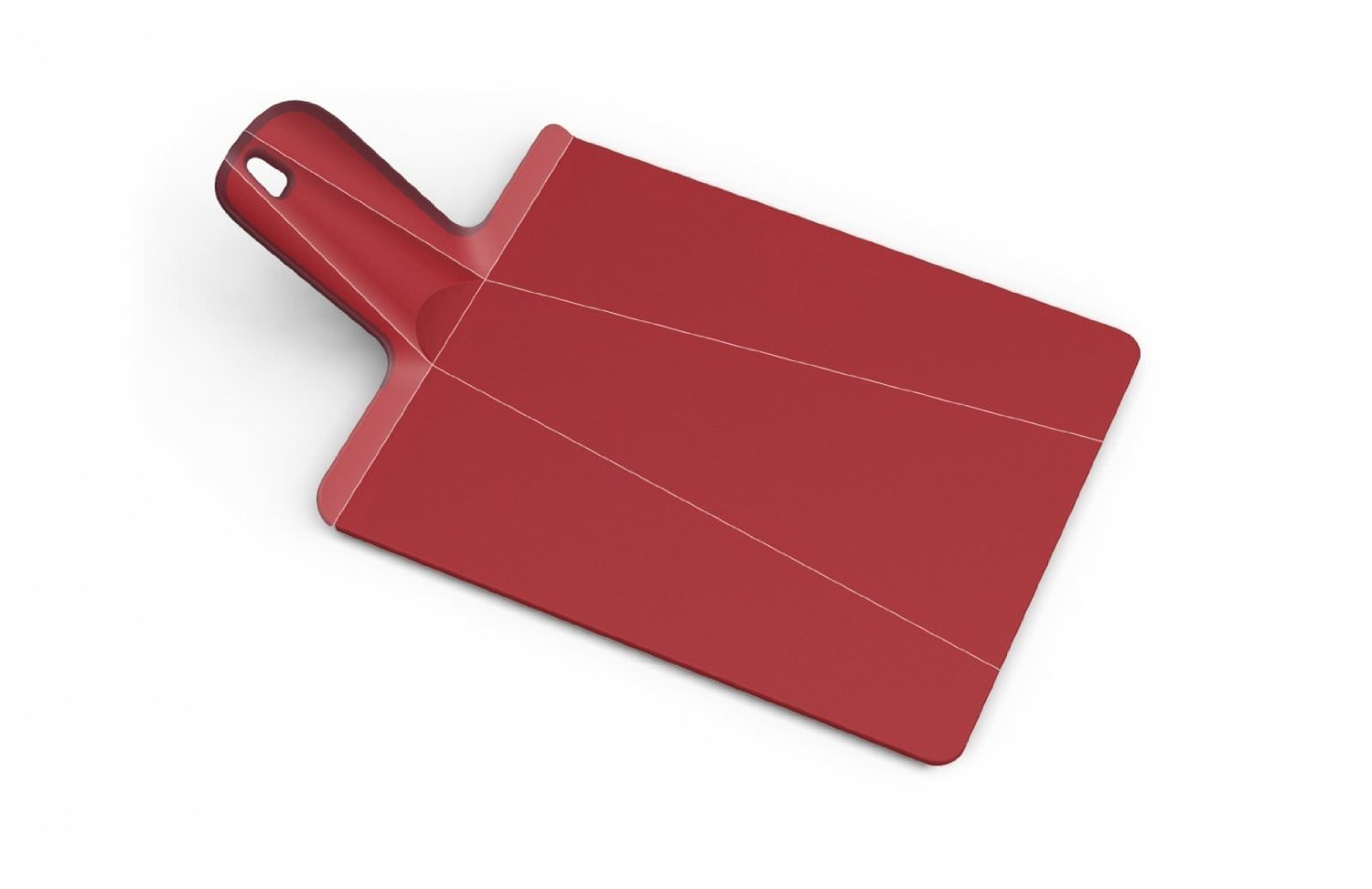 Доска разделочная Joseph Joseph chop2pot, 38х21х1,5 см, красный (NSR016SW)