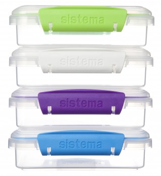 Емкость с крышкой для ланча Sistema TO GO, объем 0,45 л, в ассортименте (21647)