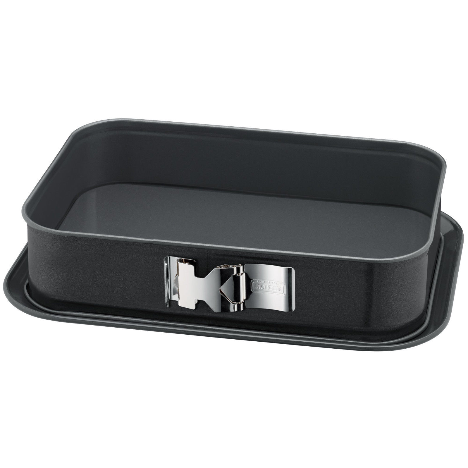 Форма прямоугольная со съемным бортом Kaiser Backform LA FORME PLUS, 36х24 см, черный (23 0063 8072)