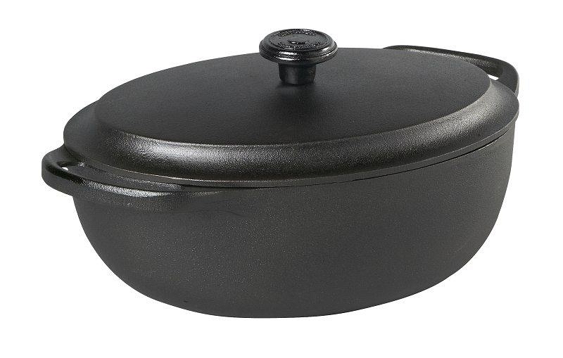 Кастрюля с крышкой Skeppshult CASSEROLES, объем 4 л, черный (7000)