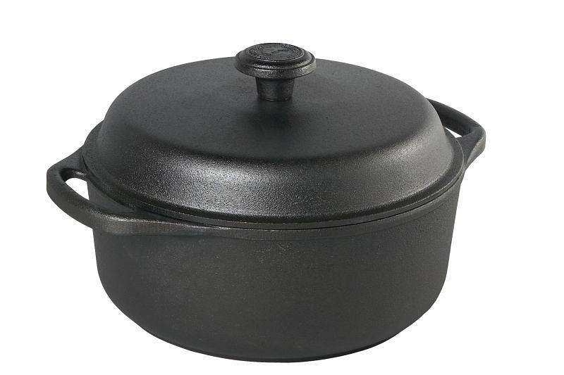 Кастрюля с крышкой Skeppshult CASSEROLES, объем 4 л, черный (0400)