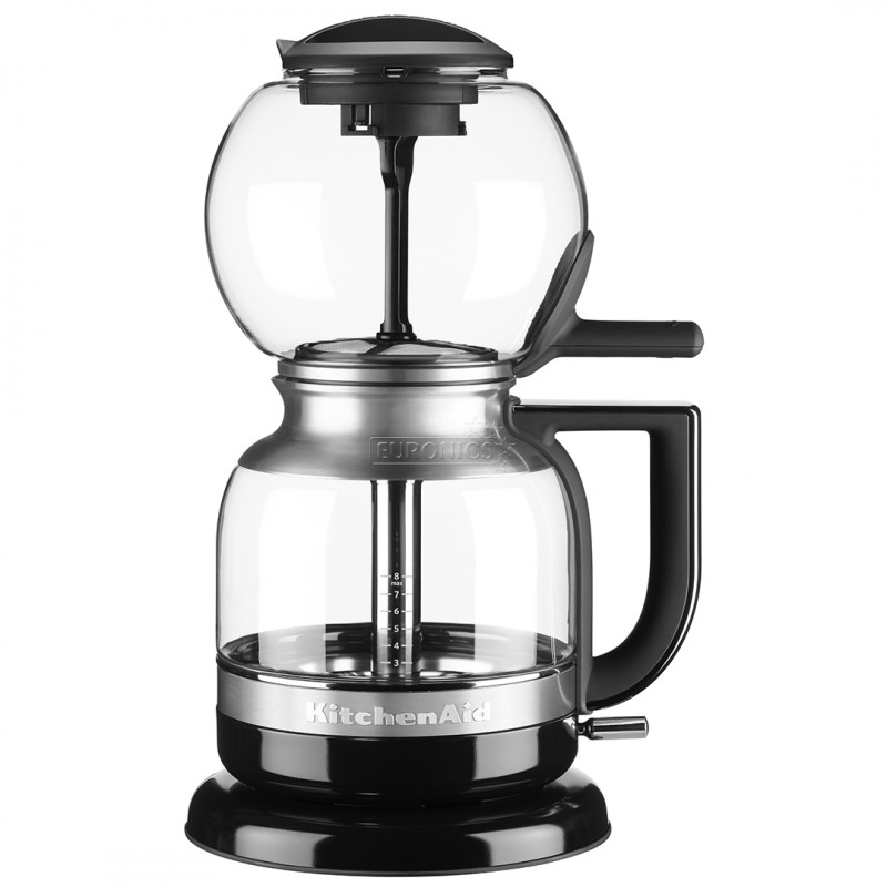 Кофеварка сифонная на 8 чашек KitchenAid Artisan, объем 1 л, черный (5KCM0812EOB)