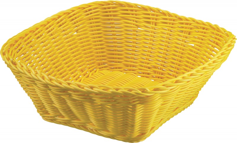 Корзина квадратная Saleen BASKETS IN TREND COLOURS, 19х19х7,5 см, желтый (02096347101)