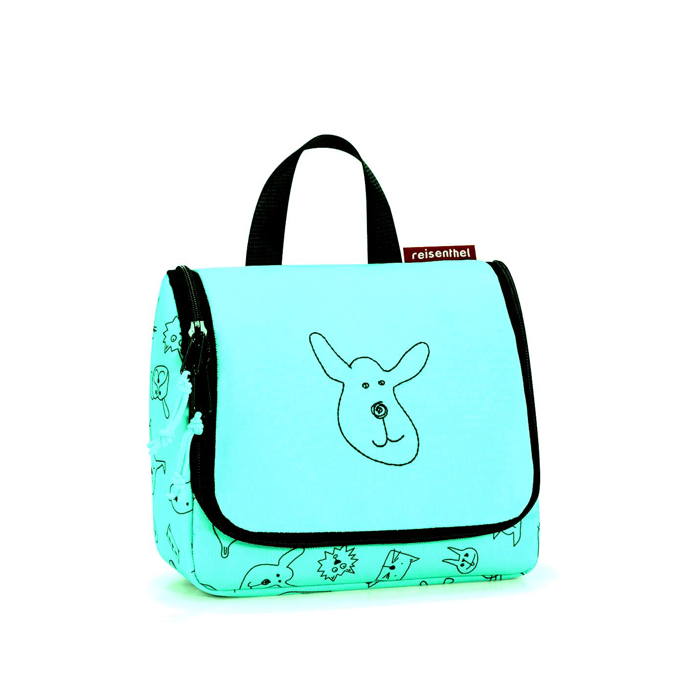 Косметичка детская Reisenthel Cats and Dog mint, 18,5х16х7 см, ментоловый (IO 4062)