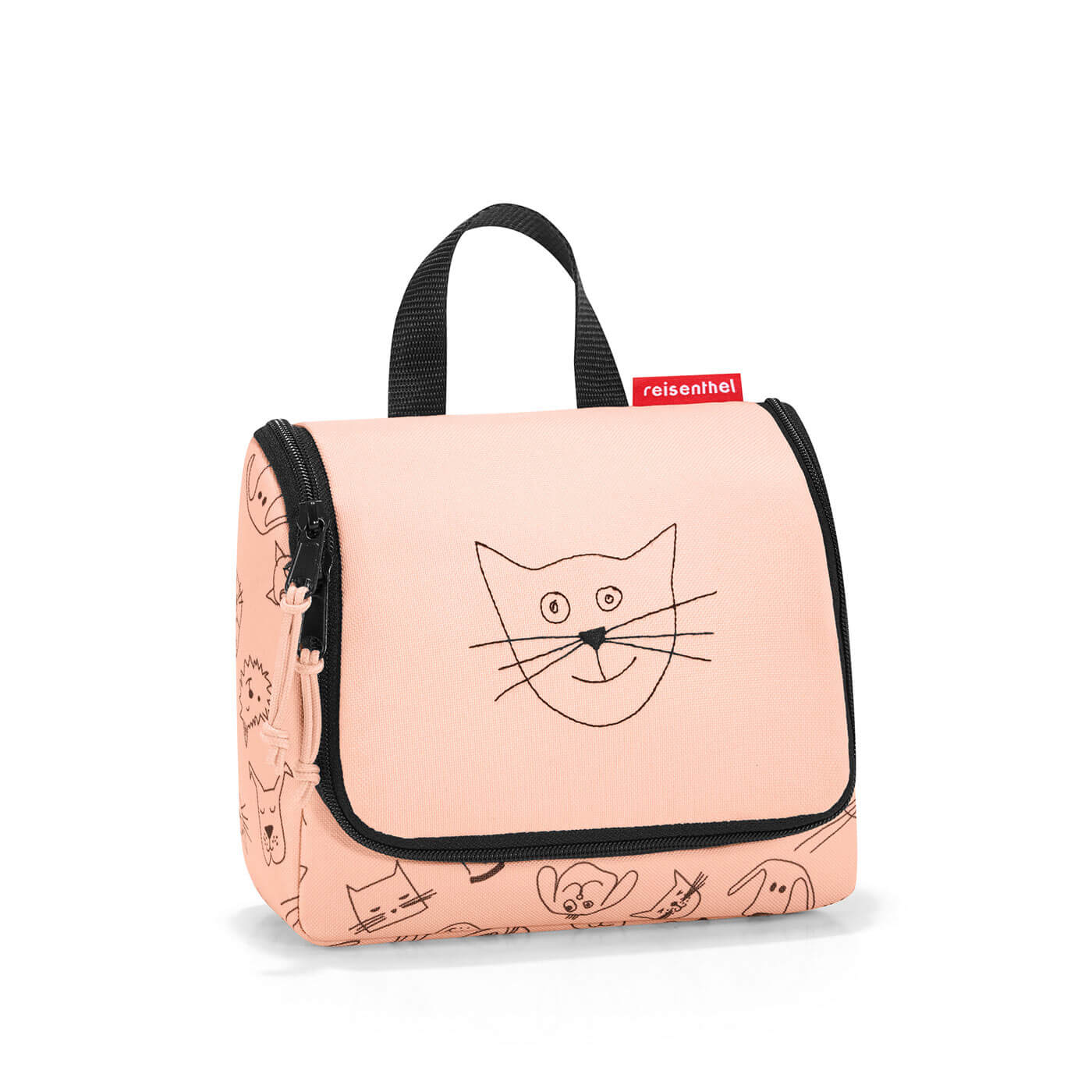 Косметичка детская Reisenthel Cats and Dog rose, 18,5х16х7 см, розовый (IO 3064)