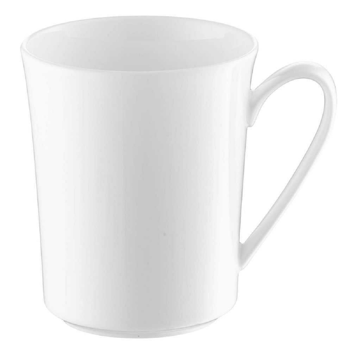 Кружка фарфоровая с ручкой Rosenthal JADE, объем 0,4 л, белый (61040-800001-15505)