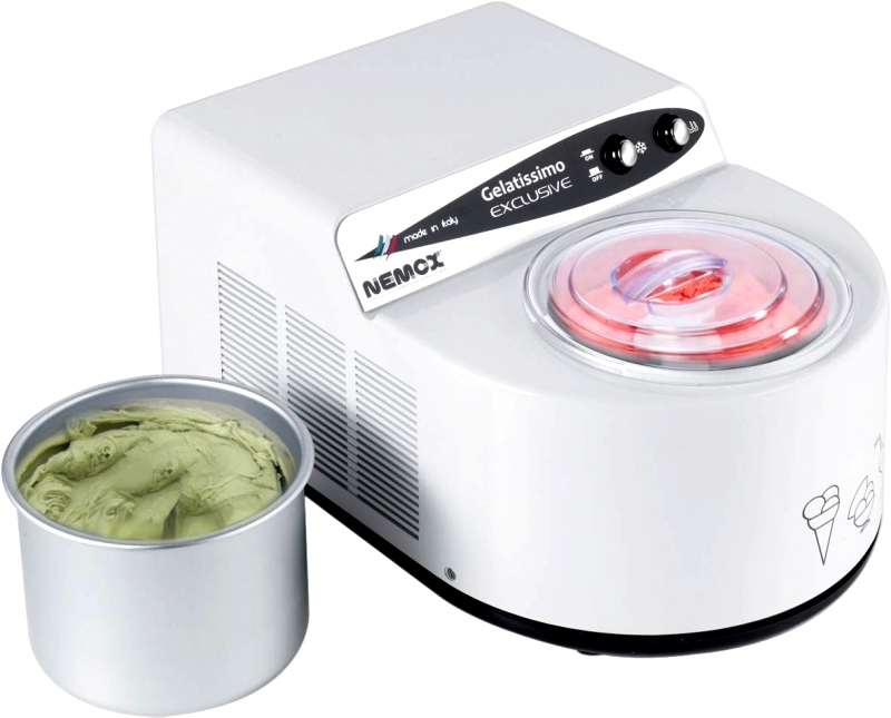 Мороженица автоматическая Gelatissimo Exlusive Nemox, объем 1,7 л, 22,5х38,5х26,5 см, белый (0036610250)